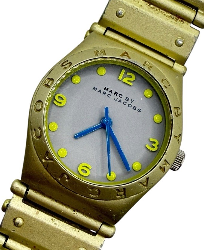 Marc By Marc Jacobs Mini Jorie Aluminum Womens Watch Neon Green MBM-3508