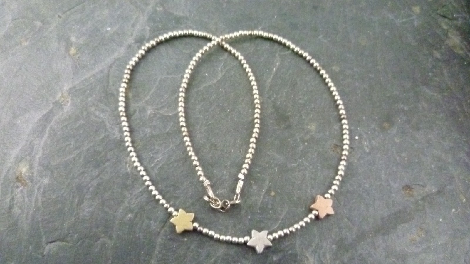 Ball Stars Necklace Italy 925 Sterling Silver