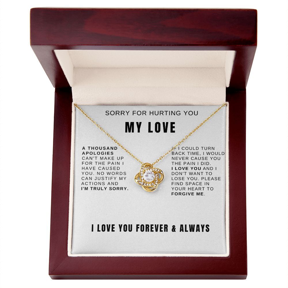 To My Love Necklace Gift For Valentines Day Anniversary Birthday Sorry Gifts