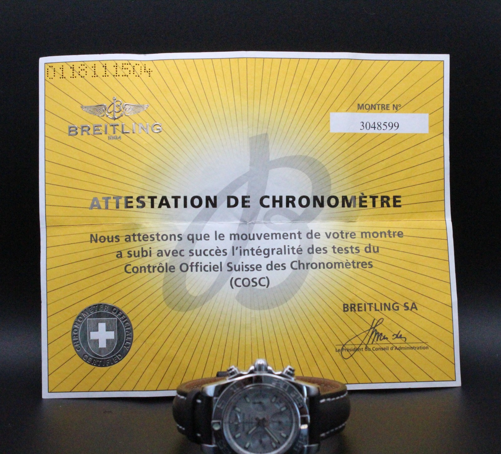 Breitling Chronomat Silver Men’s Watch – AB0140