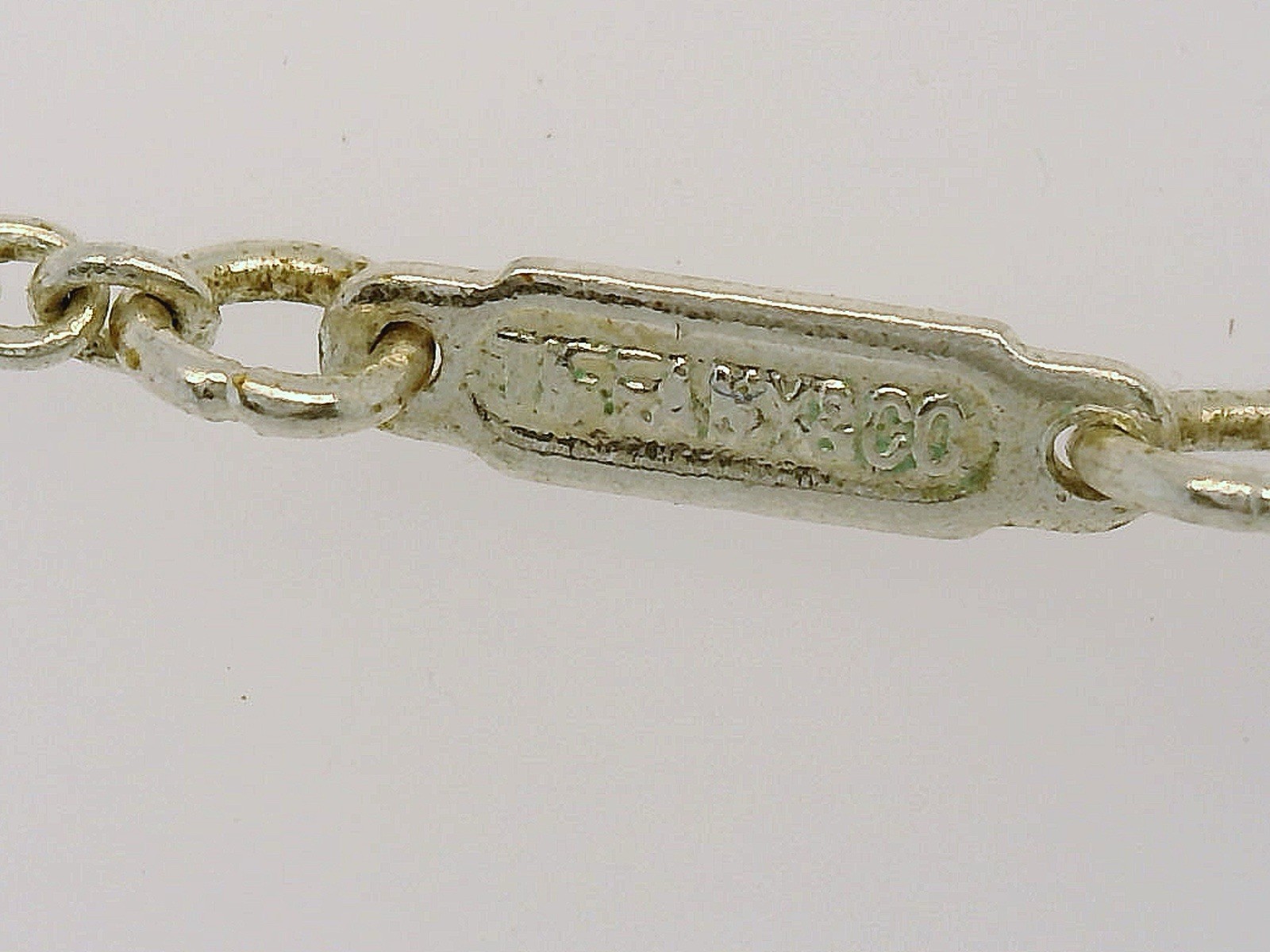 Tiffany & Co. 1837 Oval Pendant Necklace 17 3/4” In Length