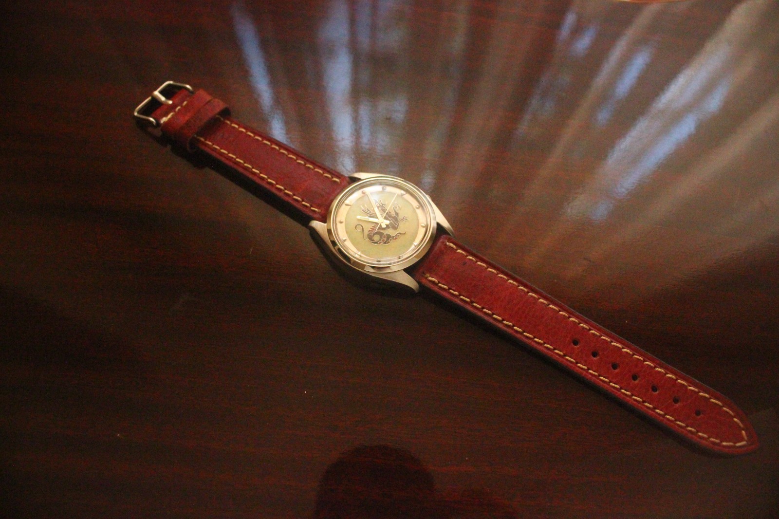 Seiko Custom Enamel Cloisonne watch