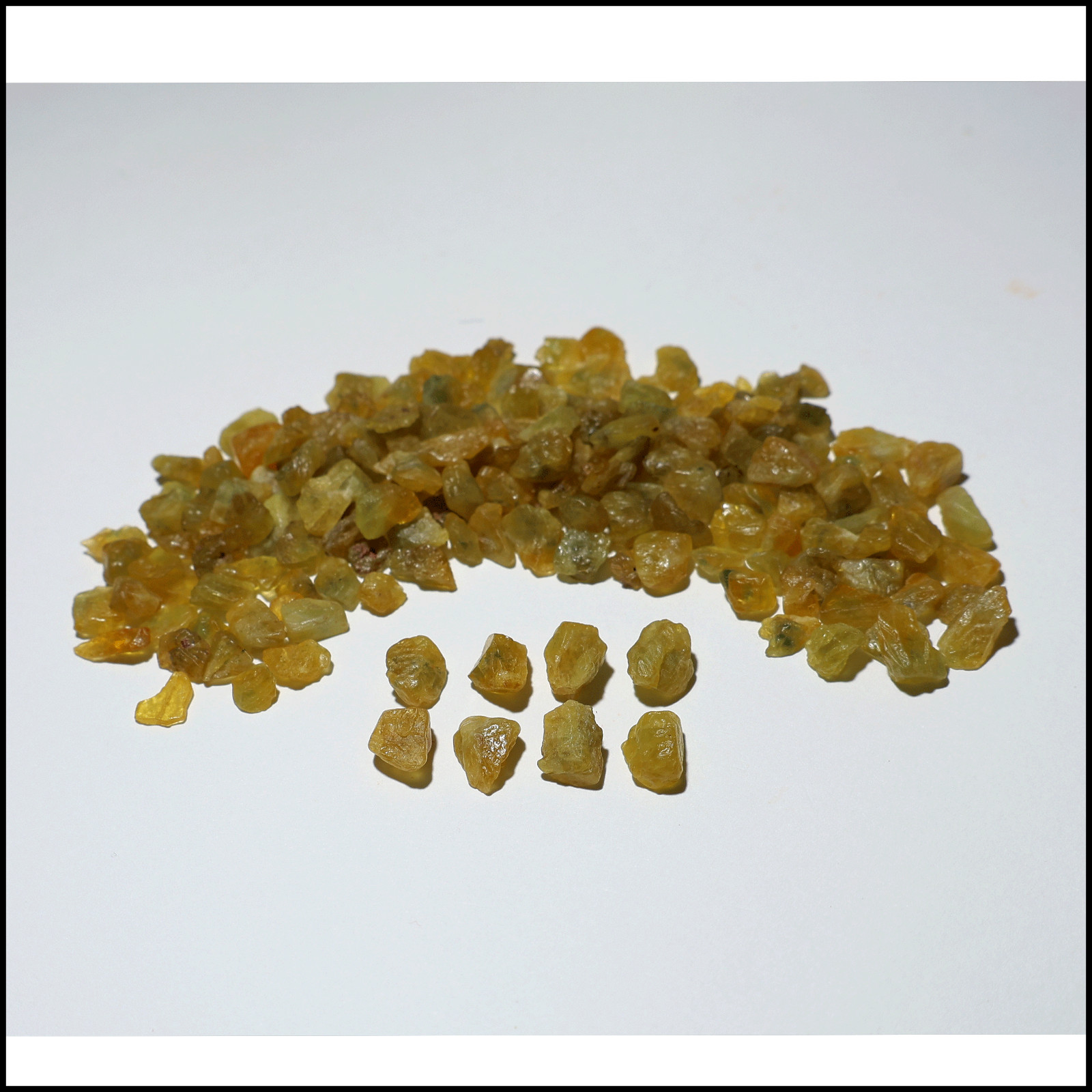 African Gold~ 173 PC Nigerian Yellow Sapphire Untreated 5mm-12mm Rough Gemstones