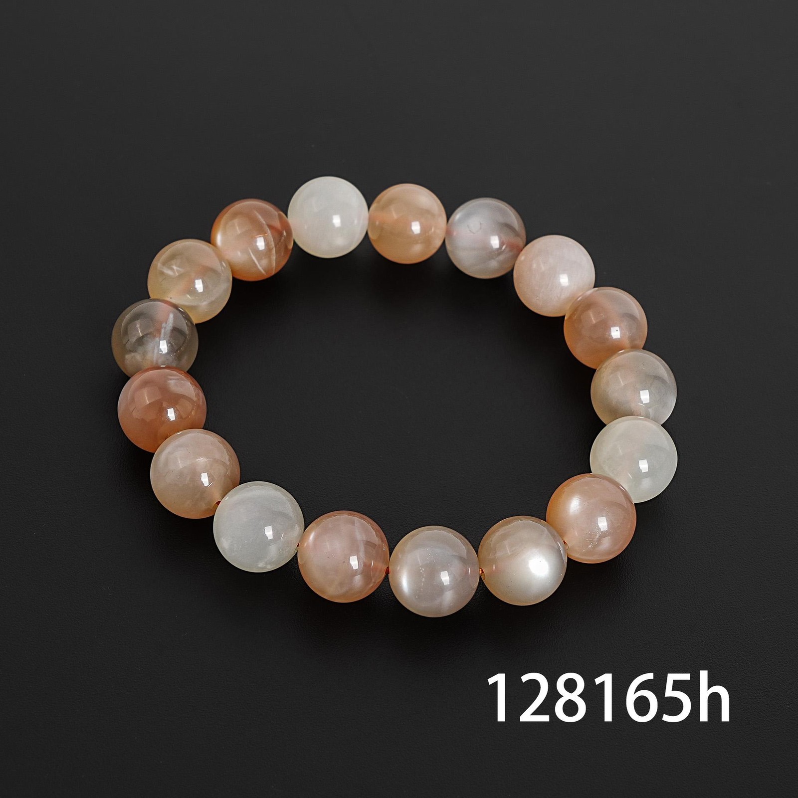 AAA Orange Moonstone Gemstone Bracelet 8MM 9MM 10MM 11MM 12MM 13MM 14MM 15MM