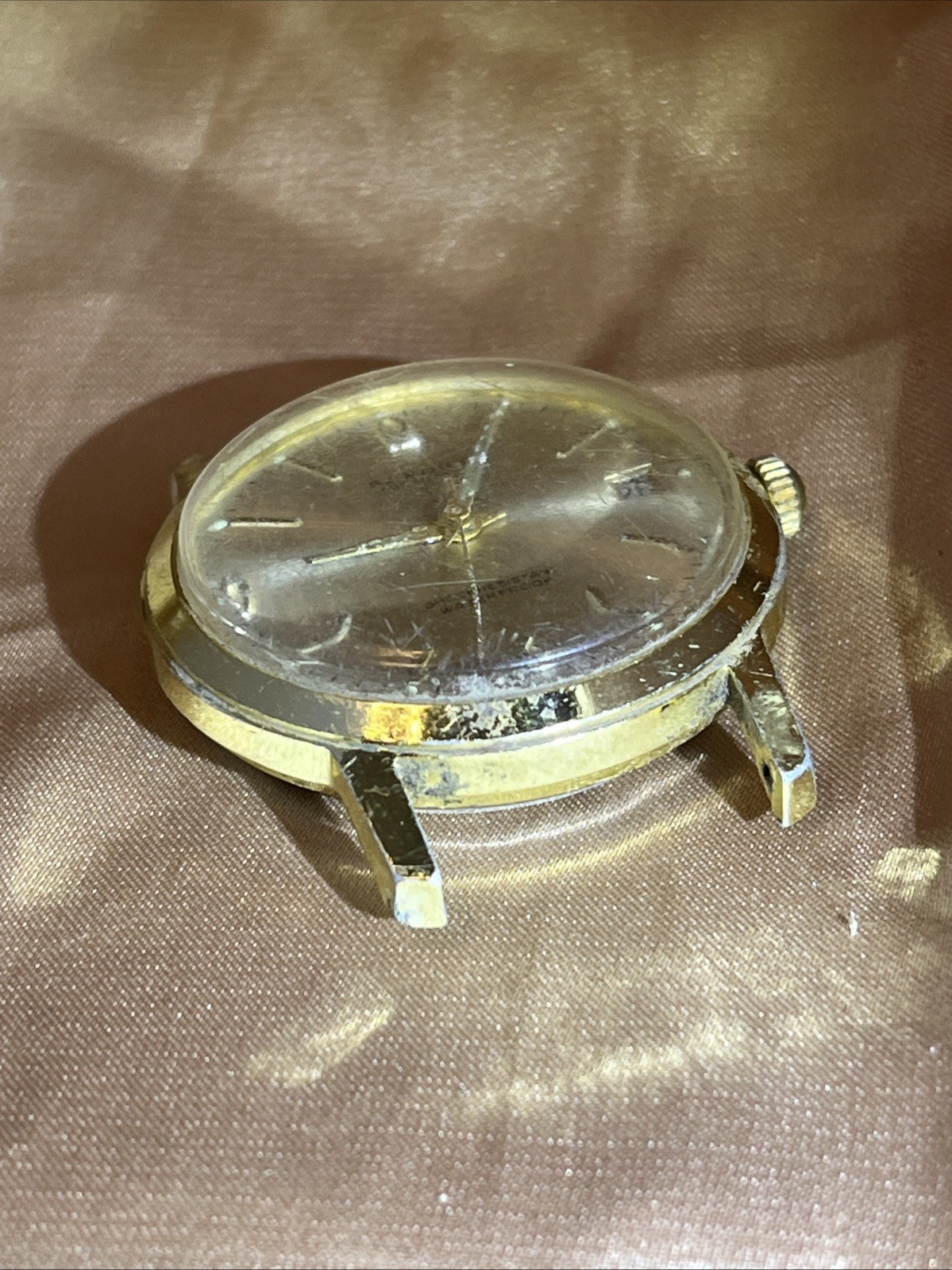 1960s Saxony Watch Co. Automatic Watch – One Jewel – For Parts Not Working