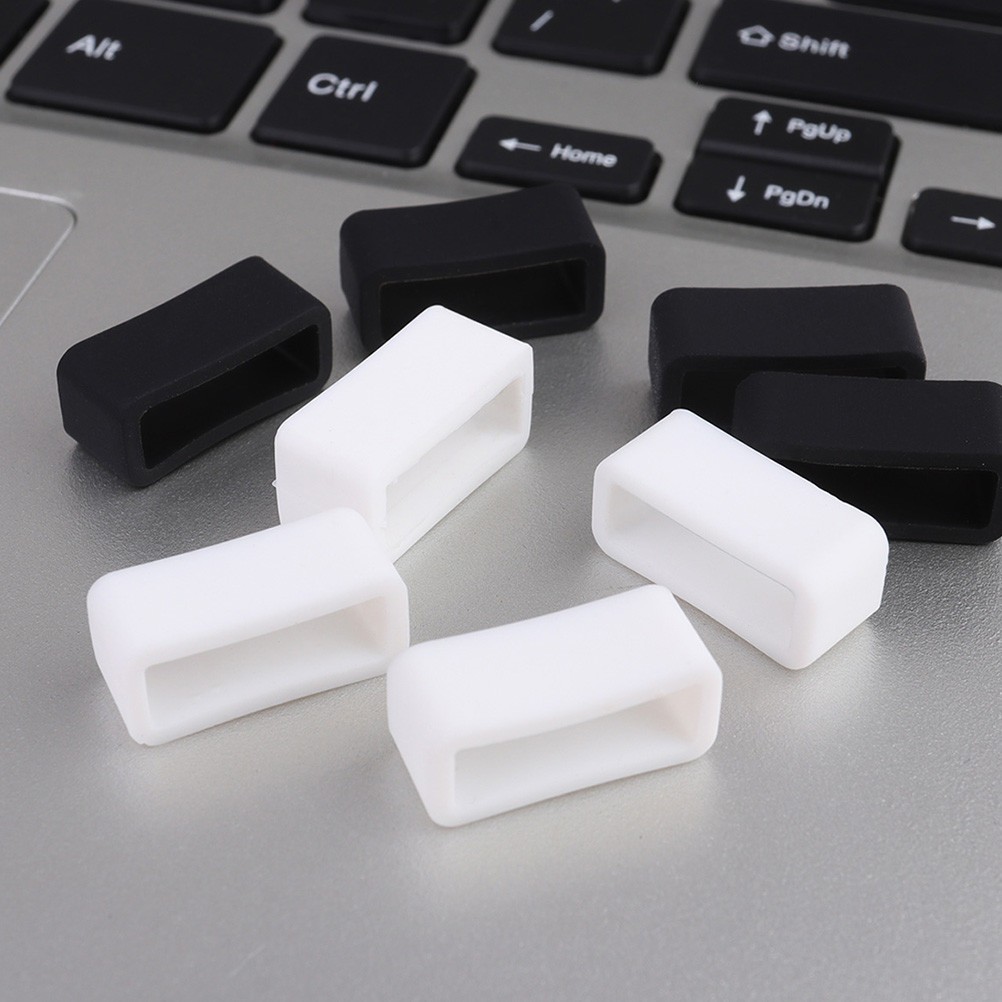 8Pcs Watch Buckle Set Made of Premium Silicone Easy to Install Clasp for Watch