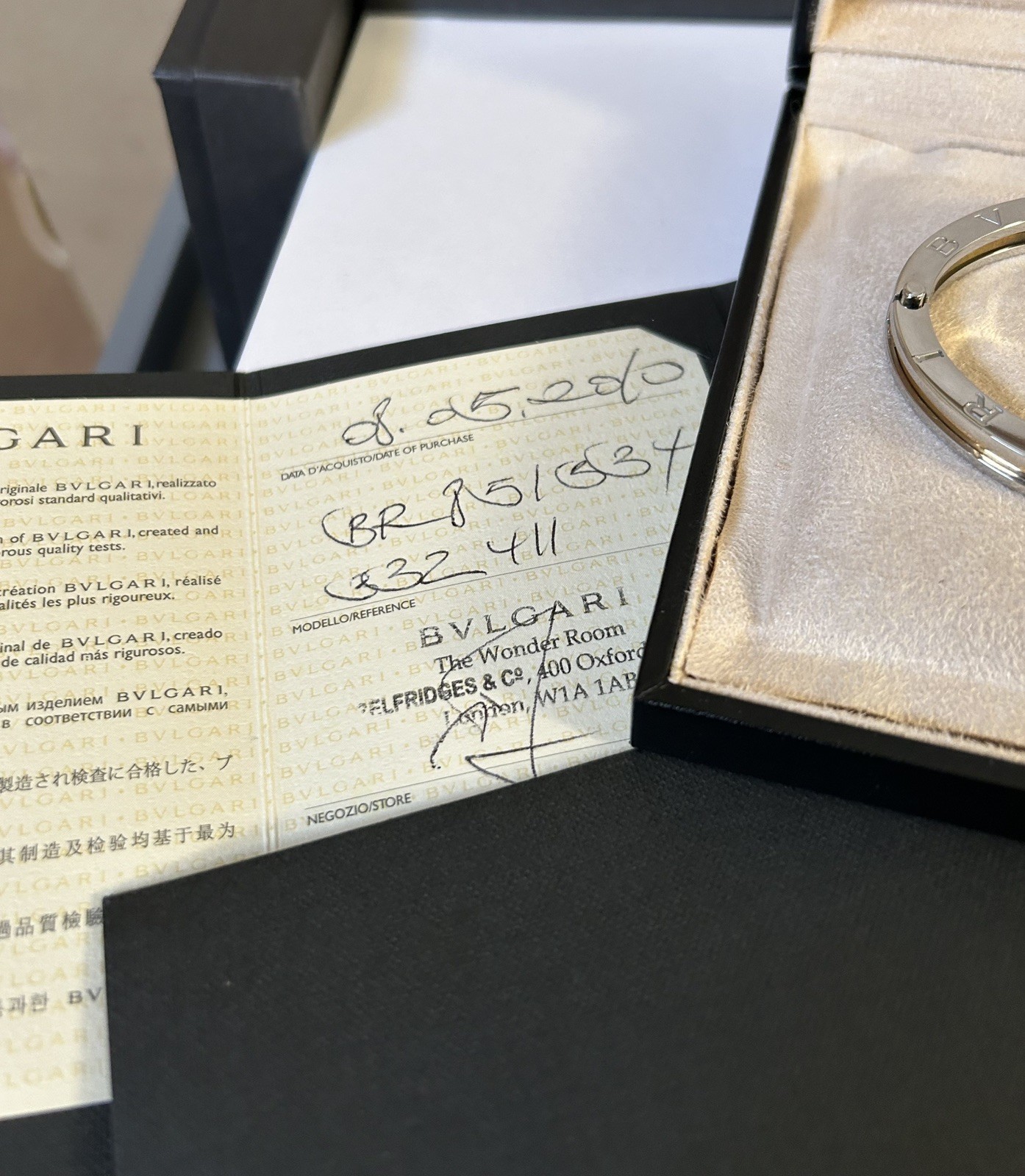 Bulgari B.Zero 1 Women’s Bracelet, 18K Yellow Gold and steel – XS /14cm PRISTINE
