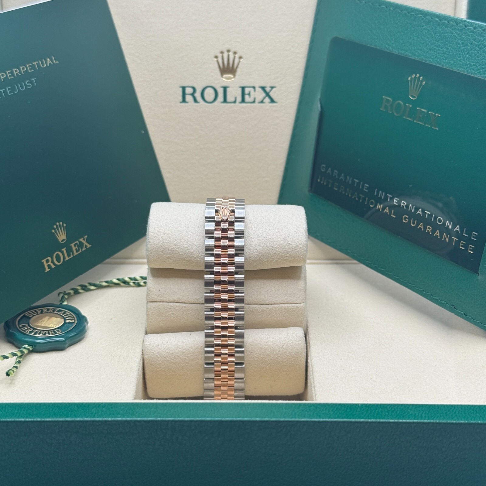 Rolex Lady-Datejust NEW 2025 Olive Green Diamond Dial 279381RBR Jubilee Bracelet