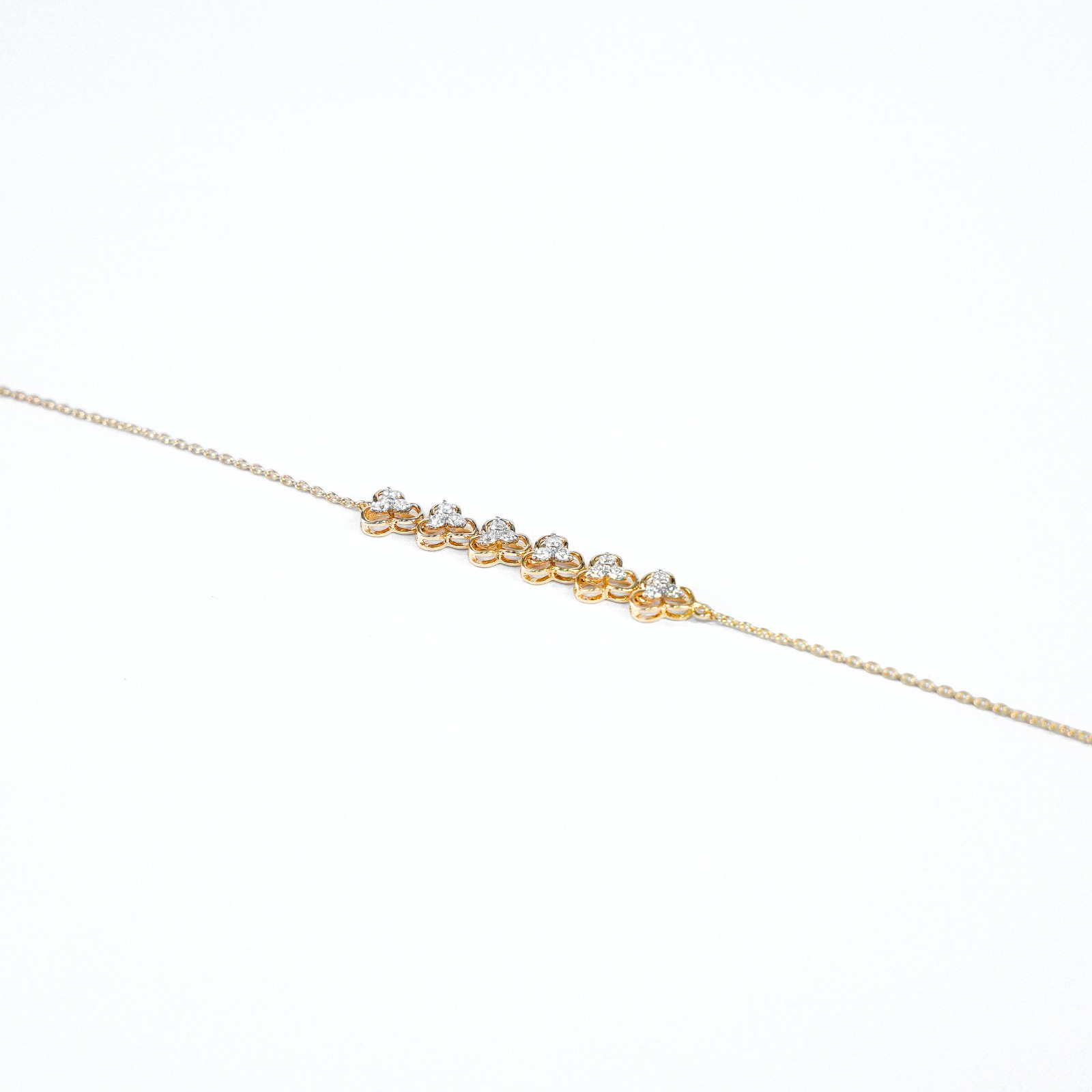 18 KARAT DIAMOND BRACELET | NATURAL DIAMOND | IGI CERTIFIED | YELLOW GOLD