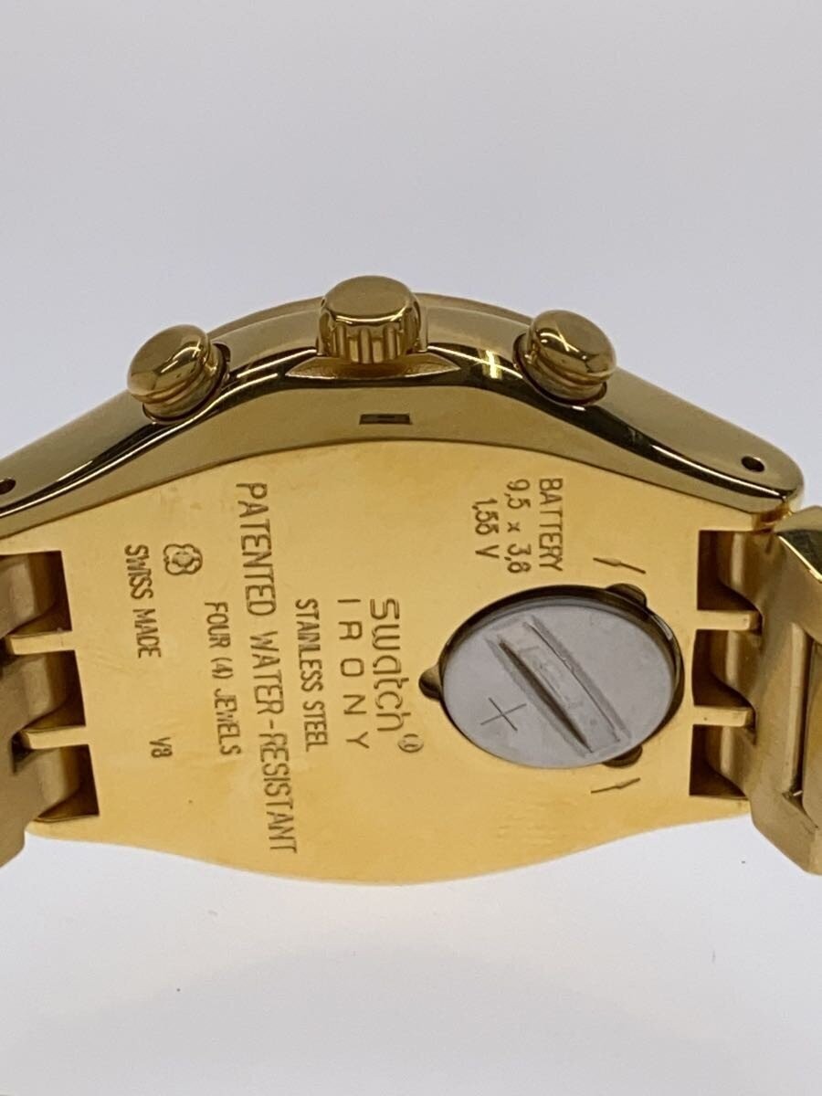SWATCH Watch / Analog / Stainless Steel /GLD/GLD/SS//