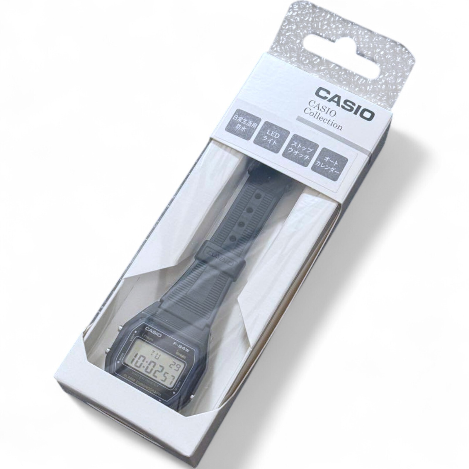 CASIO F-84W-1QJH Black Light Men’s Standard Digital Wristwatch OFFICIAL New