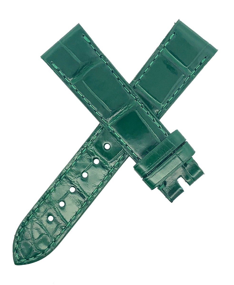 Chopard 18mm x 16mm Shiny Green Women’s Alligator Watch Band 105/70