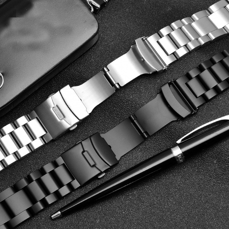 5.7mm Thick Mens Heavy Stainless Steel Watch Band Strap 22 24 26mm US Stock