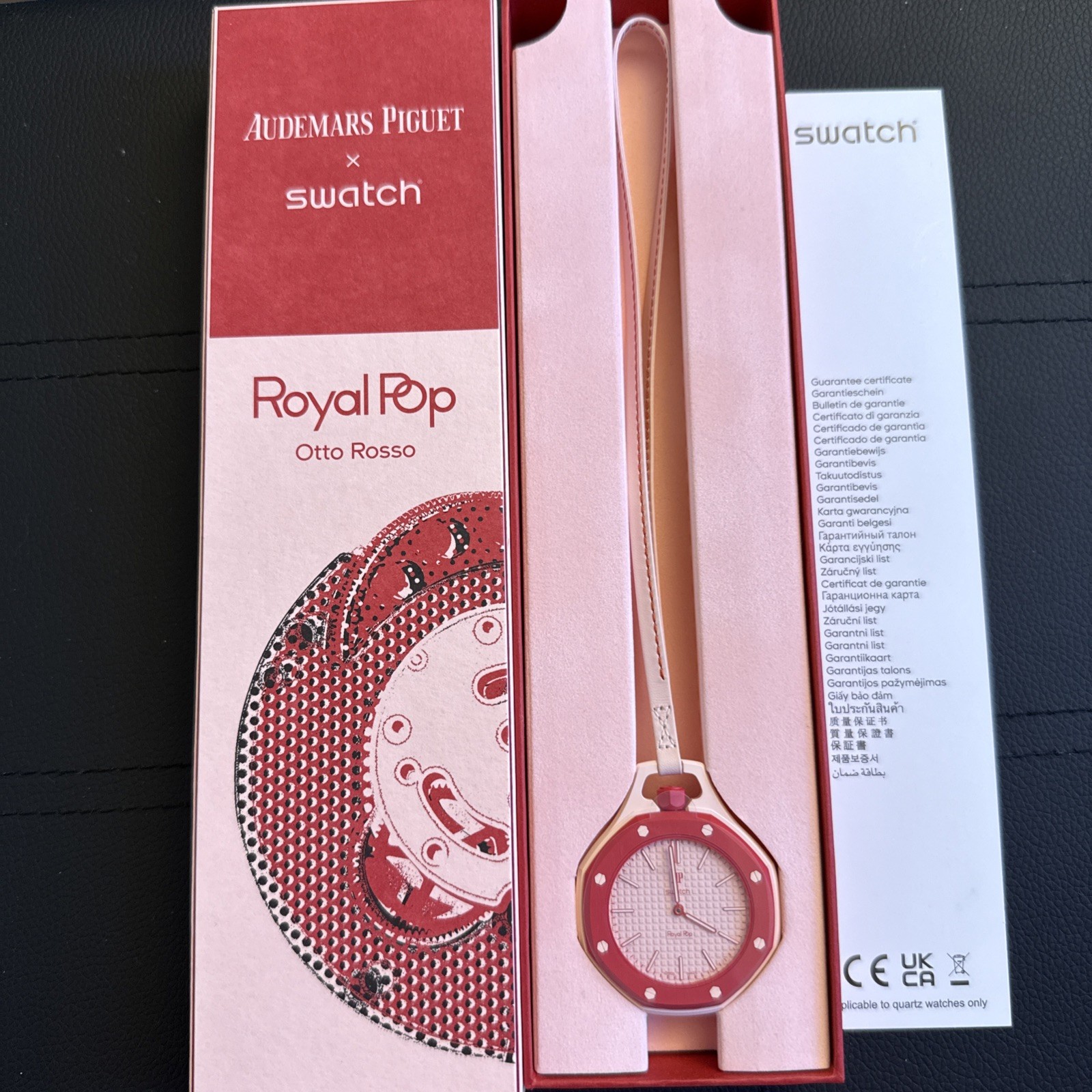 Swatch x AP Audemars Piguet Royal Pop Otto Rosso – NEW