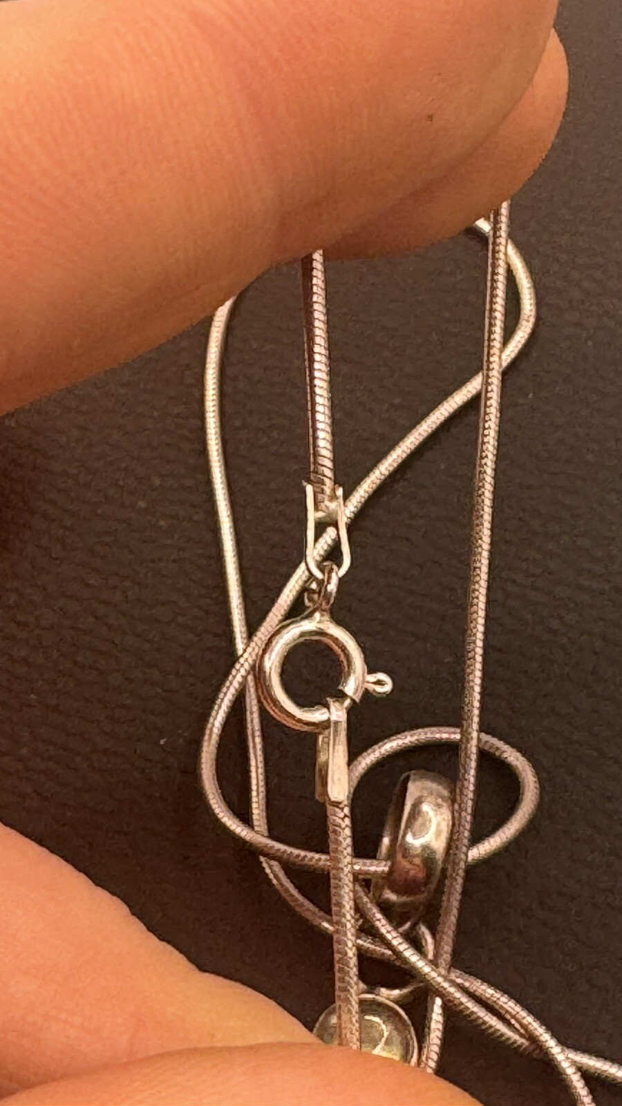 Labradorite 925 Sterling Silver Heart Pendant/Chain #4