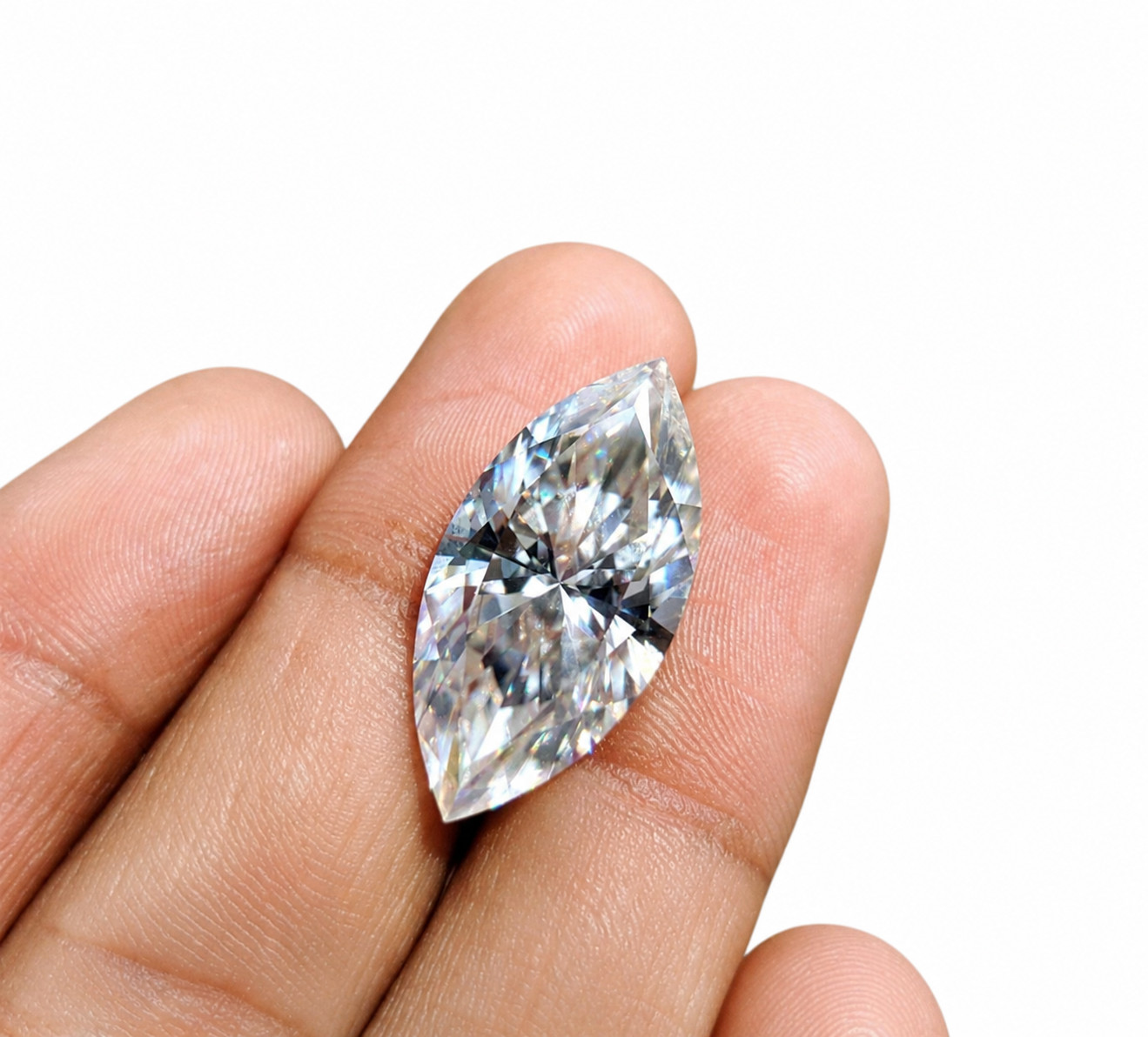 3x6mm Marquise D color Lab grown Diamond IF Clarity GIE Certified Loose Gemstone