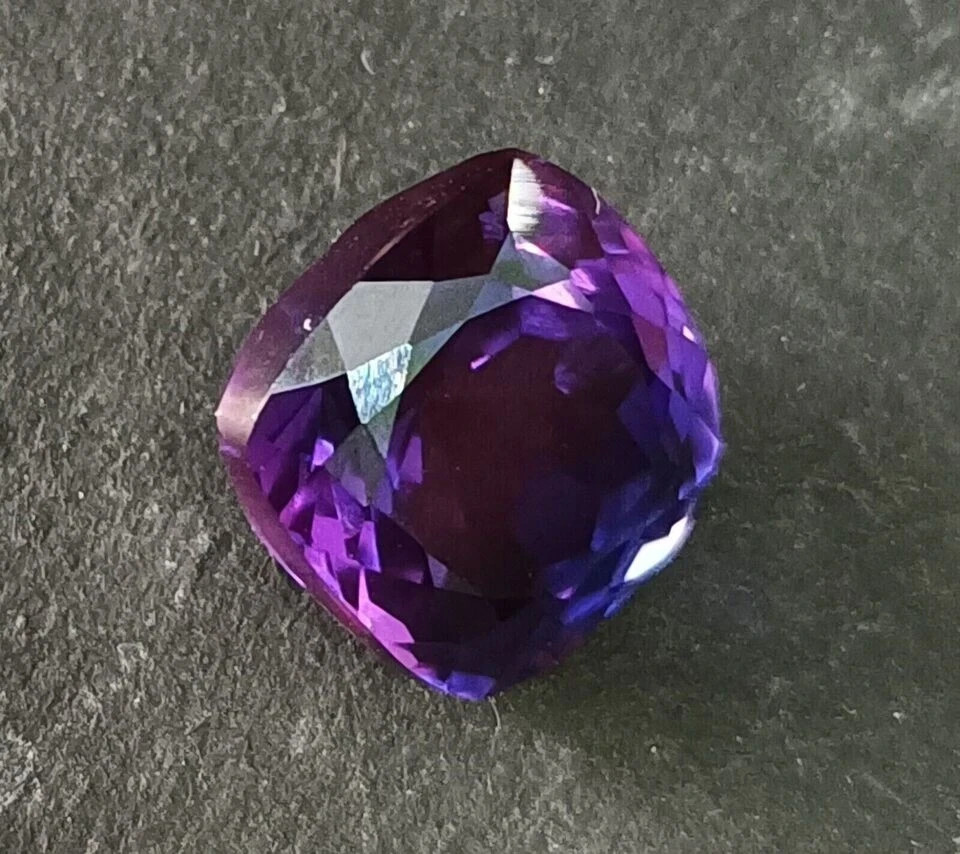 RARE Natural 10 Ct+ Certified Mogok Musgravite Loose Cushion Cut Gemstone
