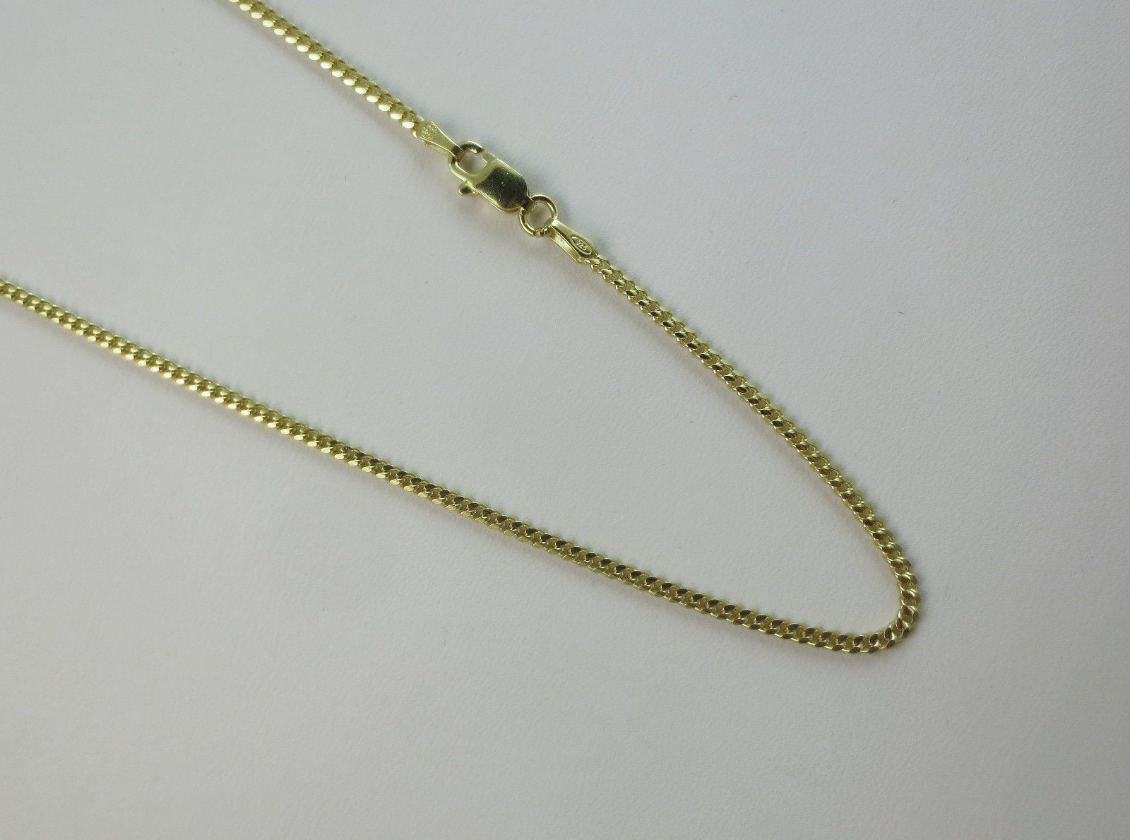2mm Miami Curb Chain VERMEIL (14k Gold over Sterling Silver) 18,20,22,24,30 Inch