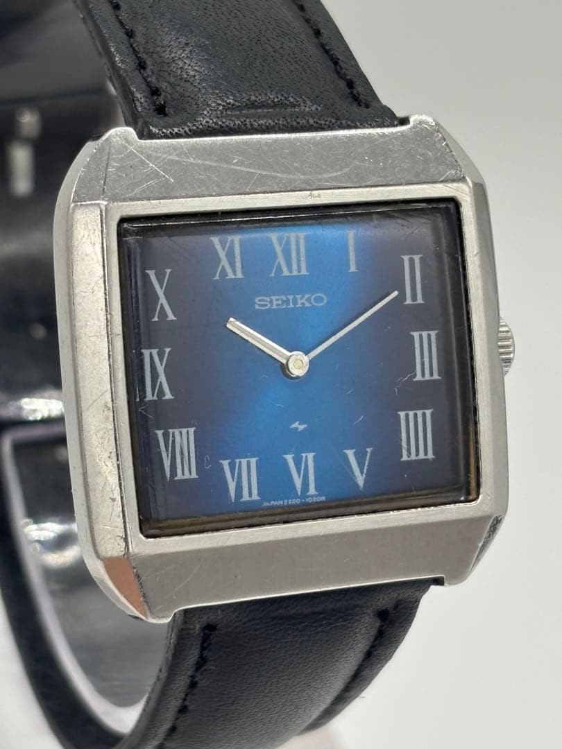 Seiko Chariot Hand Wound 2220 3172 Blue Working Men’s Model
