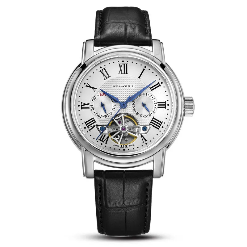 Seagull ST25 Movement Fashion Man Hollow Flywhee Casual Business Watch 819.624