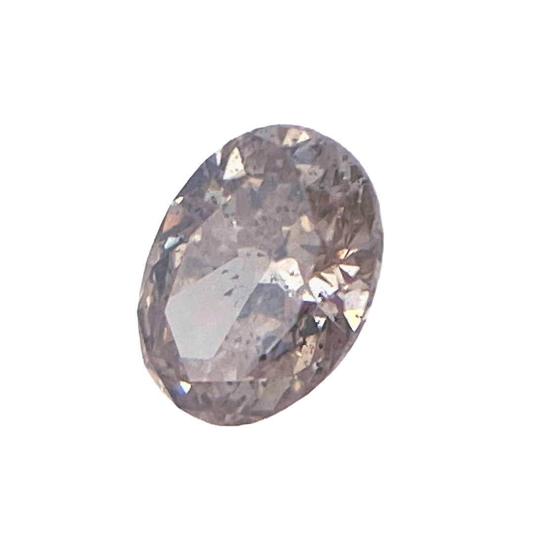 Natural Fancy Brown Salt & Pepper Diamond 0.15ct Oval Brilliant 4.2 x 3mm