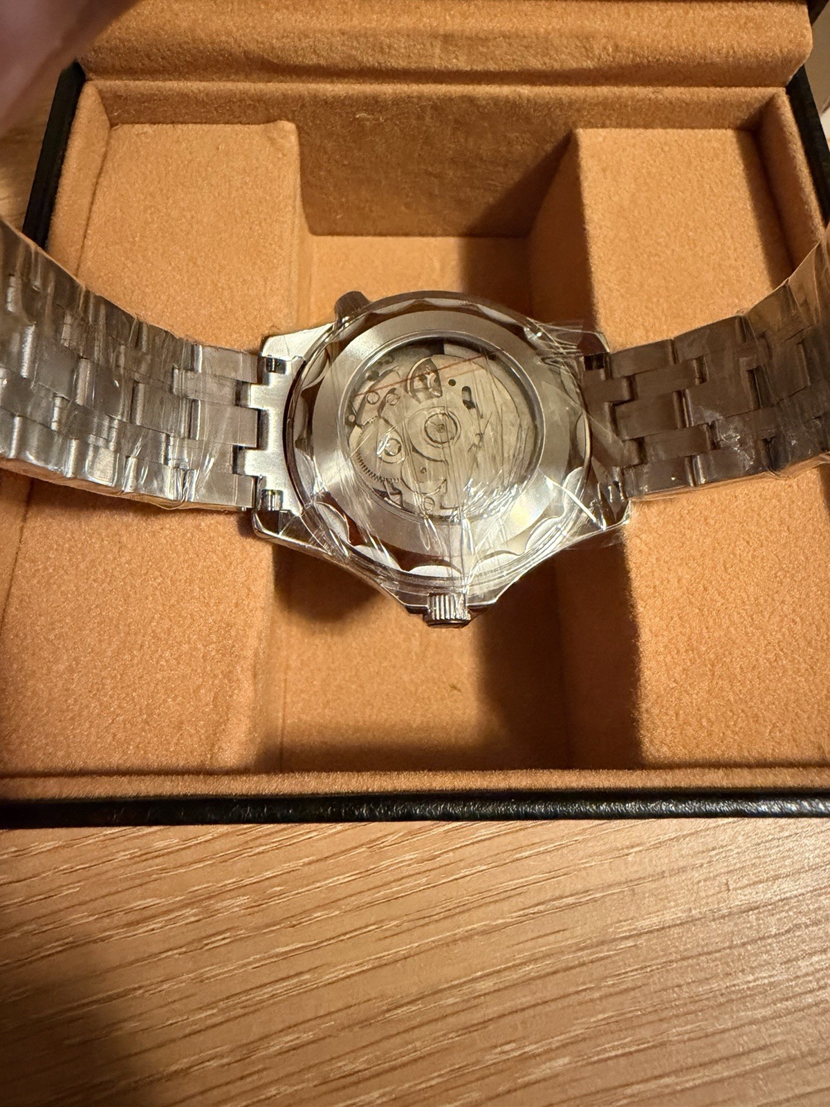 Seiko Mod Seamaster Professional Auto 42mm Blue Wave Dial Date with Box