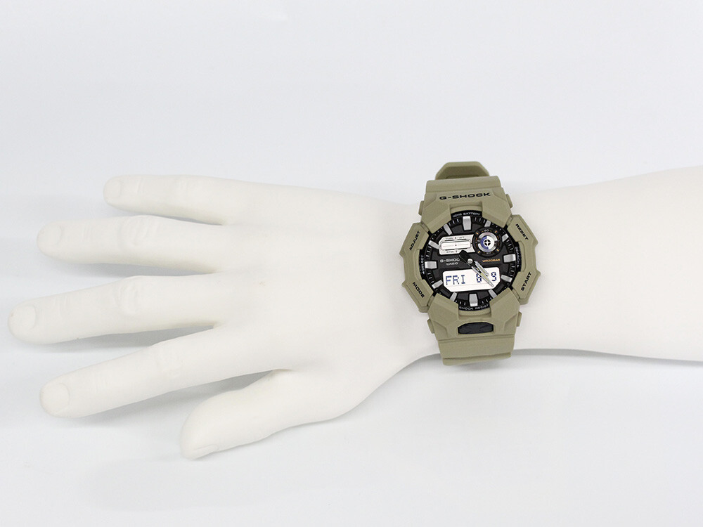 CASIO G-SHOCK GA-010-5A GA-010 GA Quartz Analog & Digital Khaki Beige