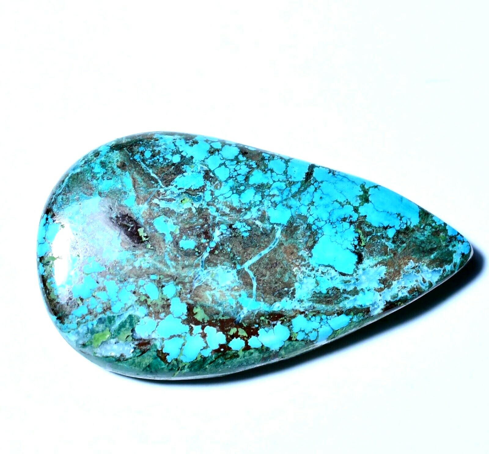 AAA+ Natural Lone Mountain Turquoise 42.10 Ct Certified Untreated Gemstone
