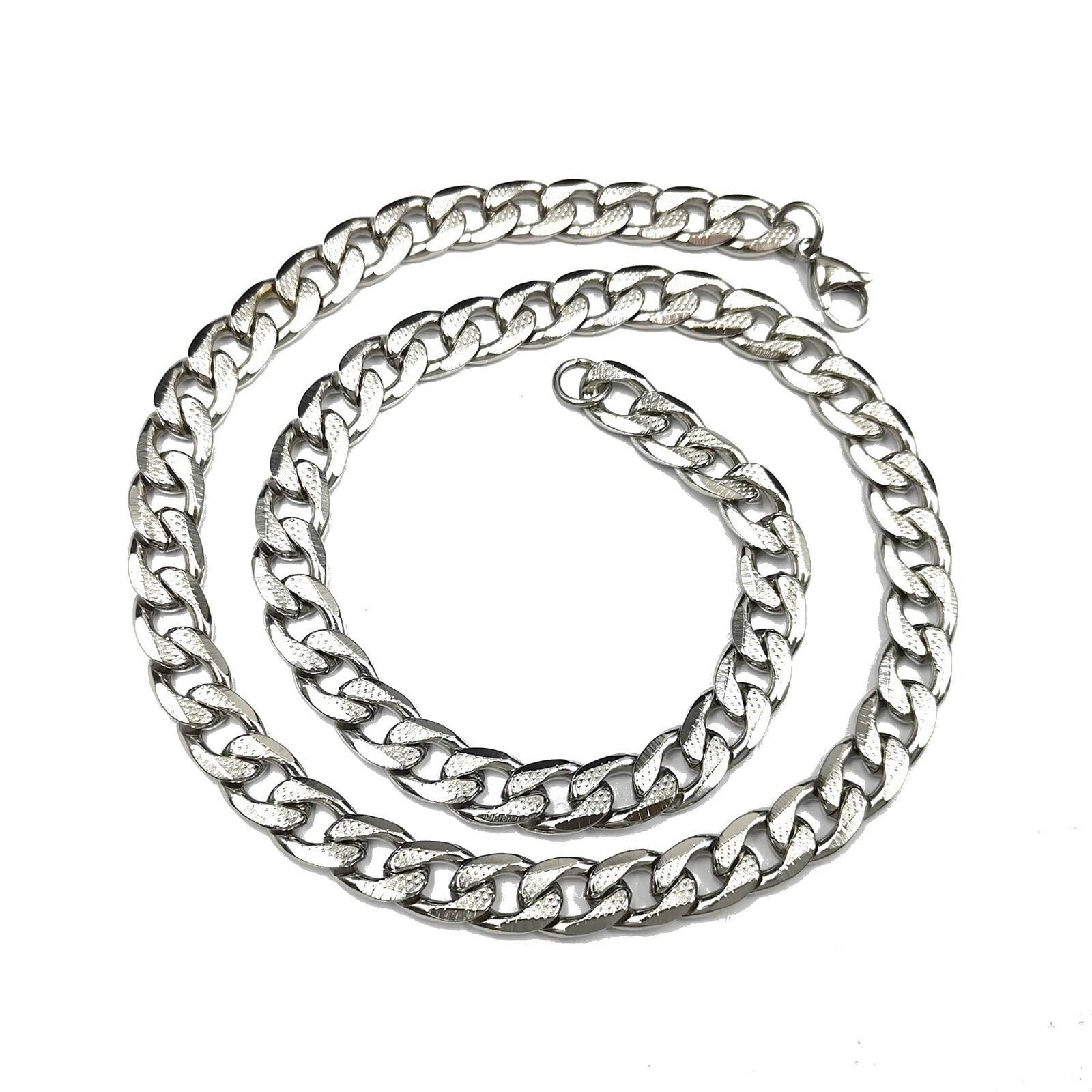 Rare Men’s 9.5mm S.Steel Necklace (or bracelet) curb chain 7.5–40in