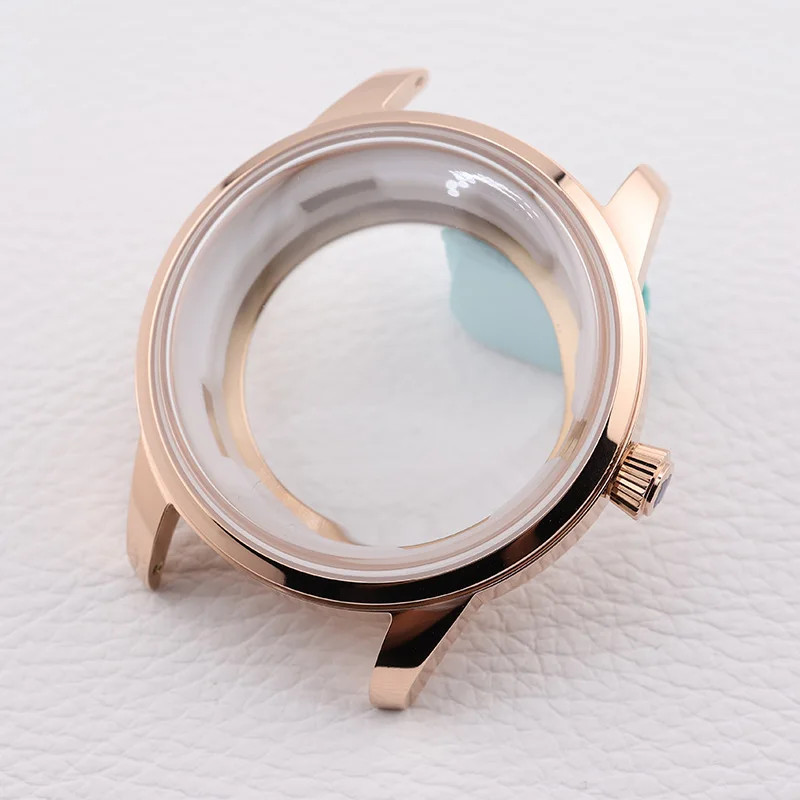 40MM Silver Cocktail Time Mineral Bubble Glass Presage Case for Seiko Mod NH34 N