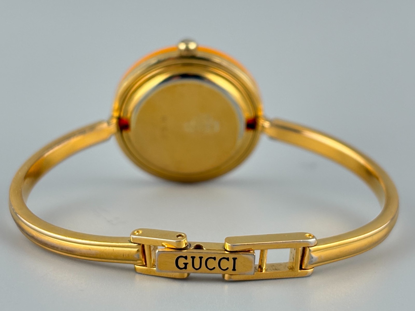 [S size Very Good] Gucci Change Bezel 11/12.2 Gold Yellow Watch Auth