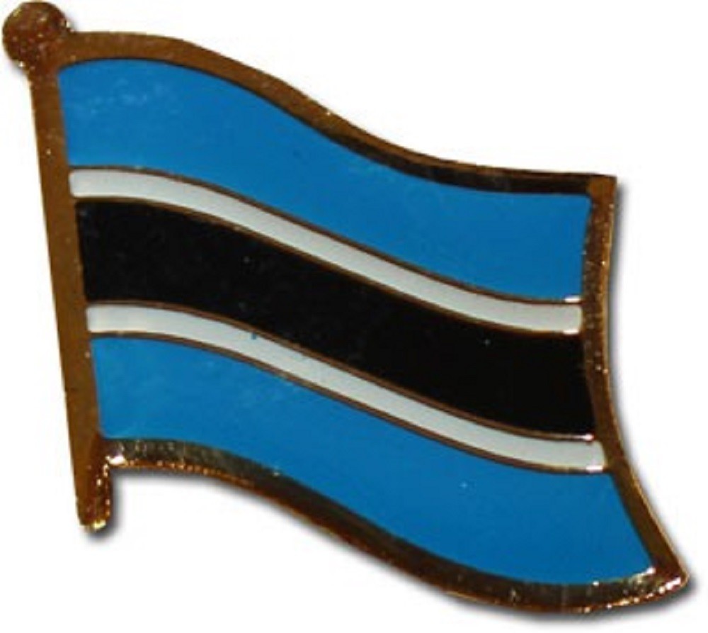 Botswana Country Flag Bike Motorcycle Hat Cap lapel Pin