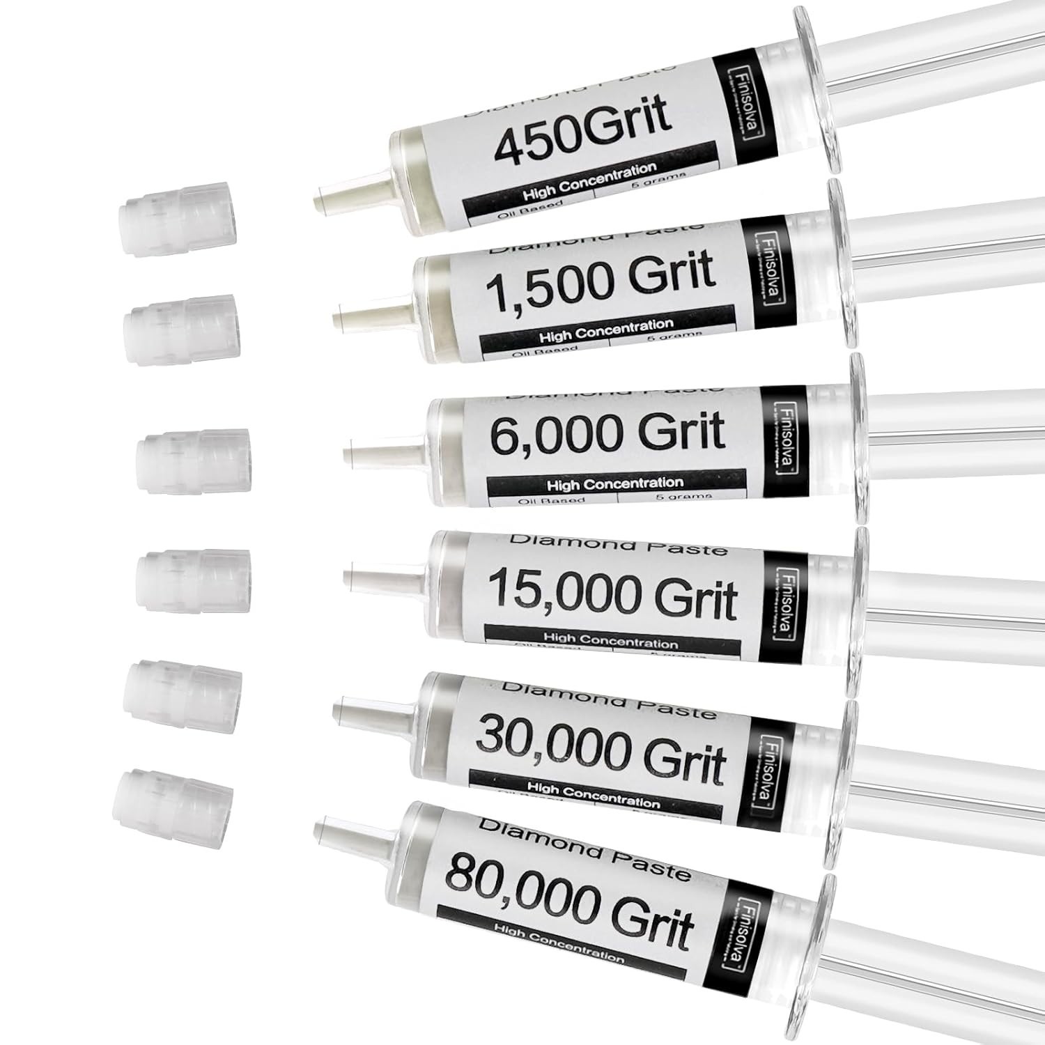 Diamond Polishing Compound Kit for Glass, Metal & Jewelry – 80,000 Grit