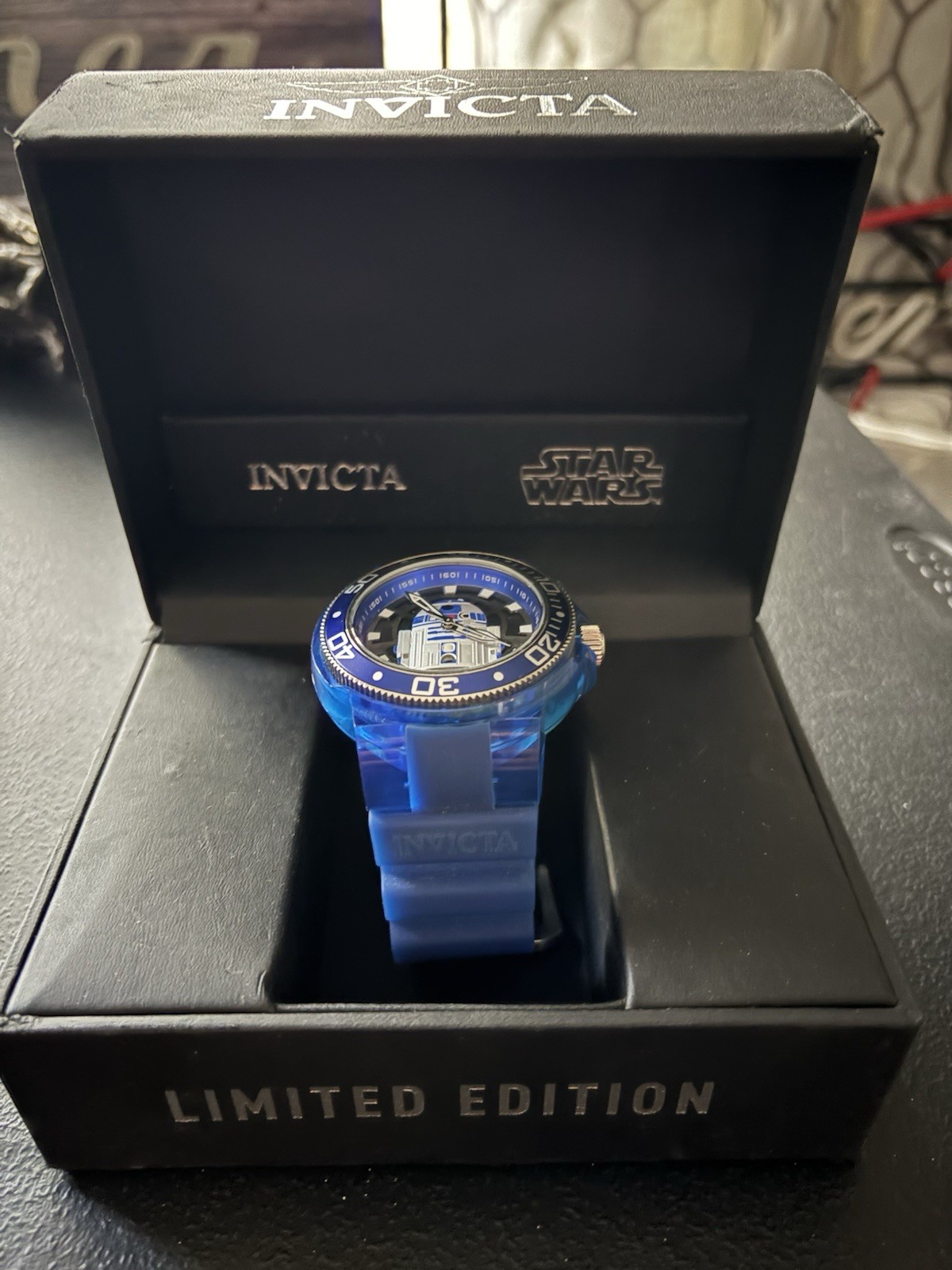Invicta Star Wars R2-D2 Disney Exclusive Watch Overseas Model