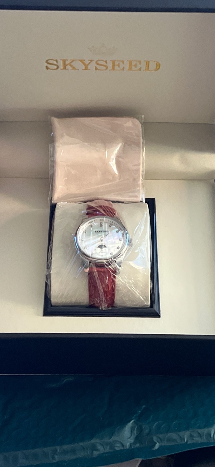 SKYSEED #R003260249 Women’s Automatic Analog Water-Resistant Watch original Box
