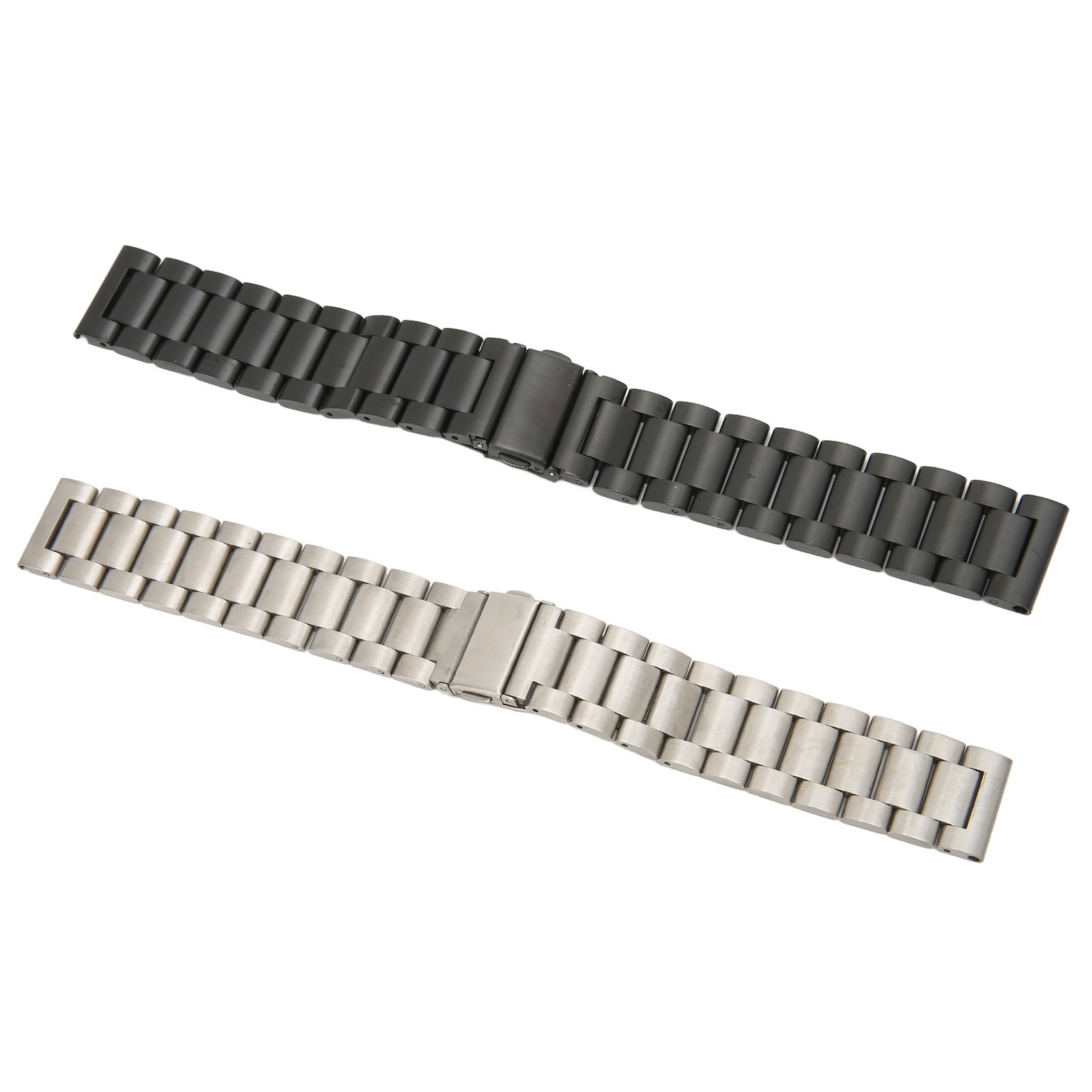 Smartwatch Band 20mm Double Buckle Wrist Strap Matel With Watch Pin For