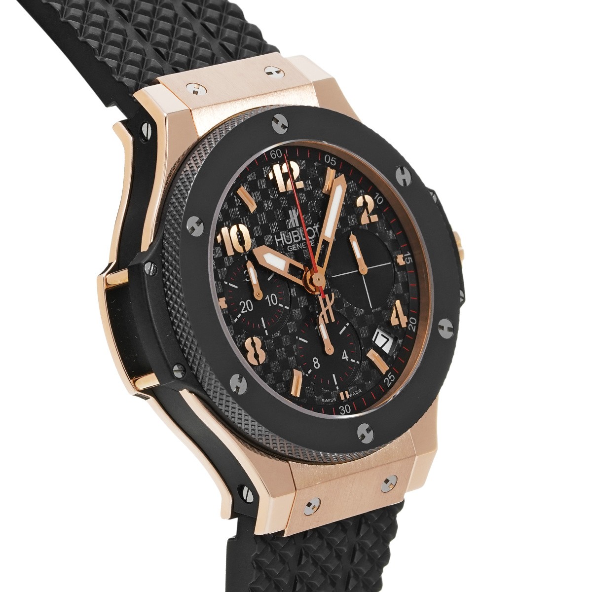 HUBLOT Big Bang Original Gold Ceramic 341.PB.131.RX Black carbon WATCH 722161