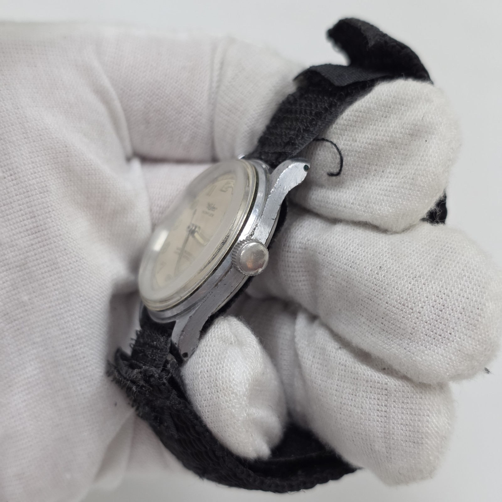 Vintage Mens Wyler Military Style Swiss 1940s Wrist Watch Mechanical Wind Up