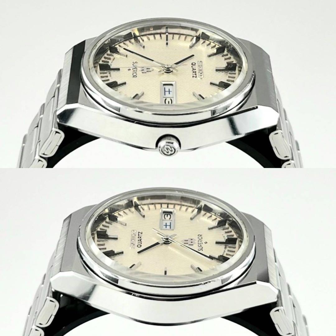 Seiko Superior 4883-8001 Twin Quartz Watch Battery Replaced 1977