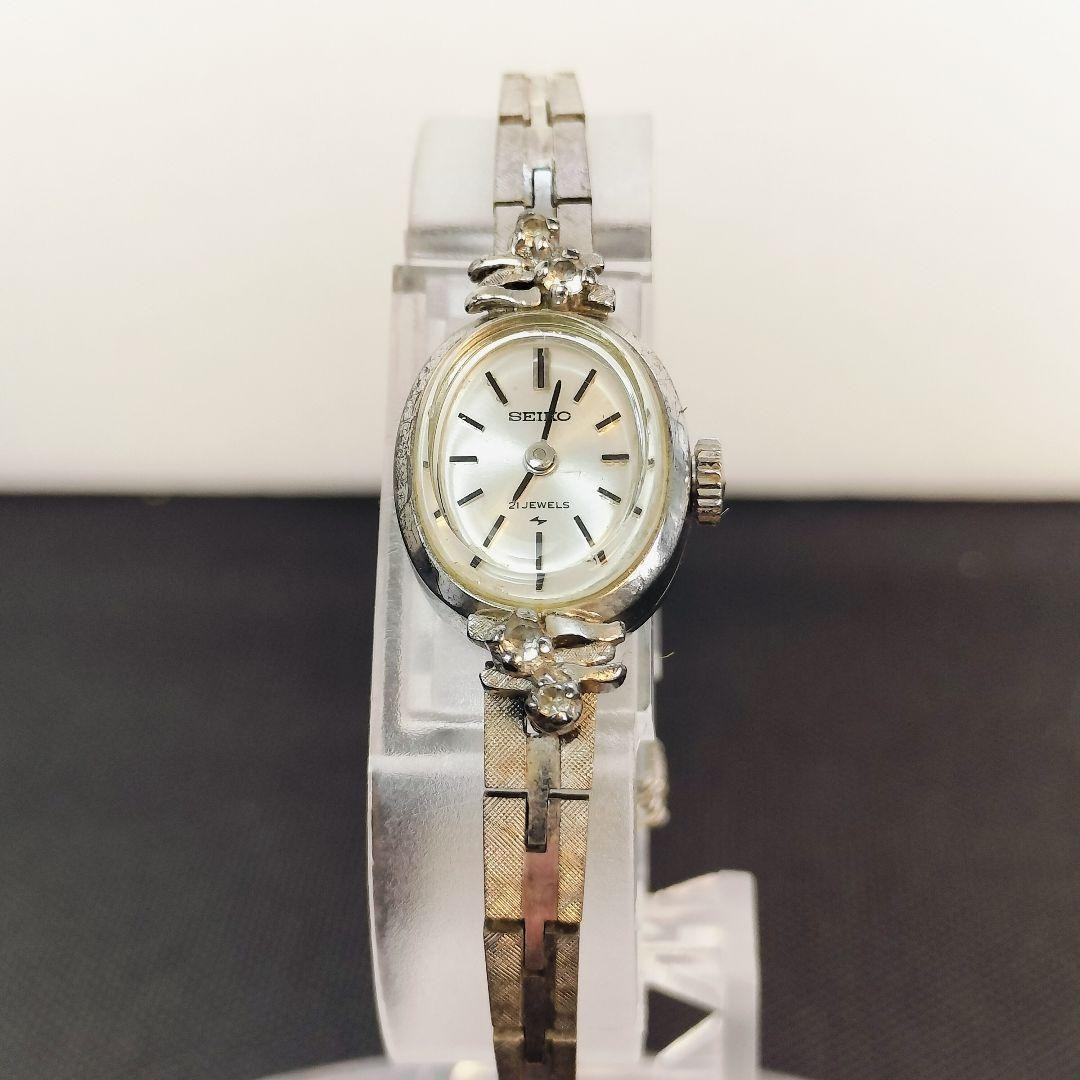 Working condition Seiko SEIKO 21 jewels manual winding ladies’ antique wrist