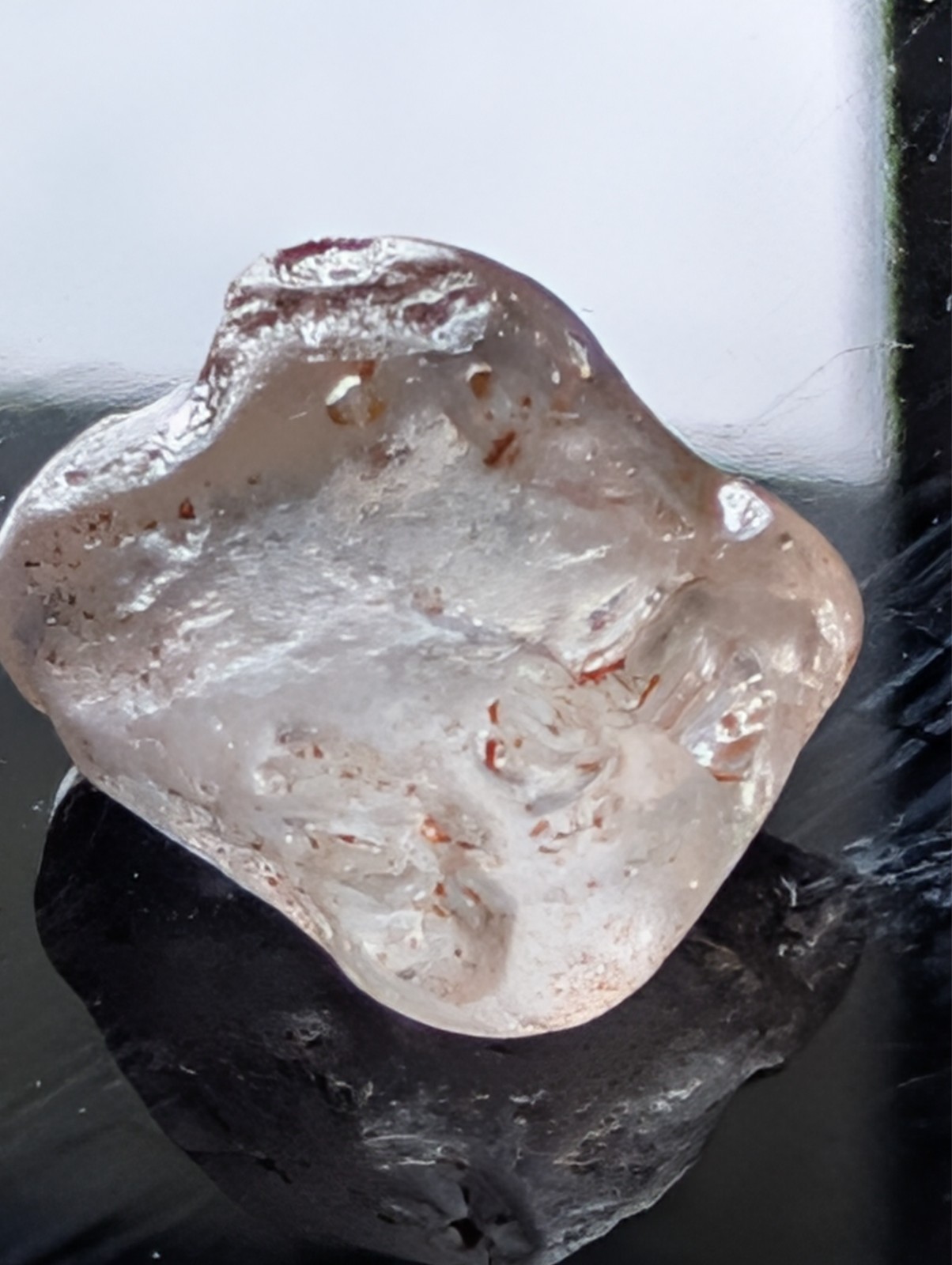 USA seller 6.28 Cut to IF SRI LANKA White Sapphire facet rough gemstone