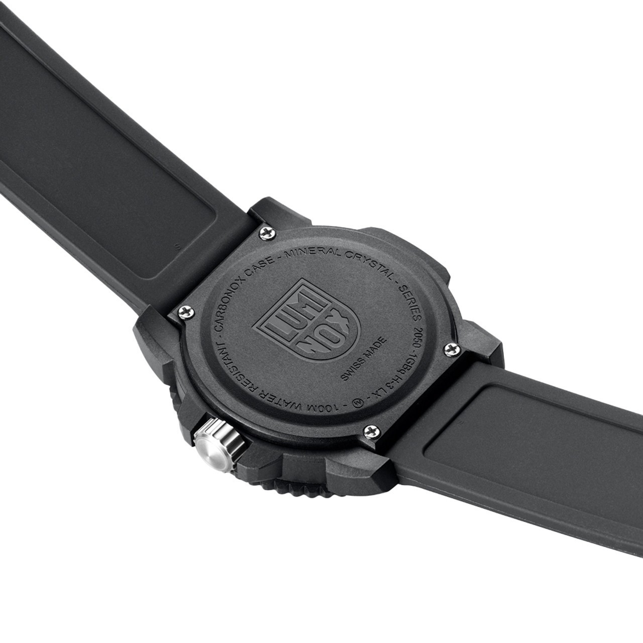 LUMINOX SEA LION CARBONOX MEN’S BLACK DIAL SILICONE STRAP WATCH X2.2051 NWT