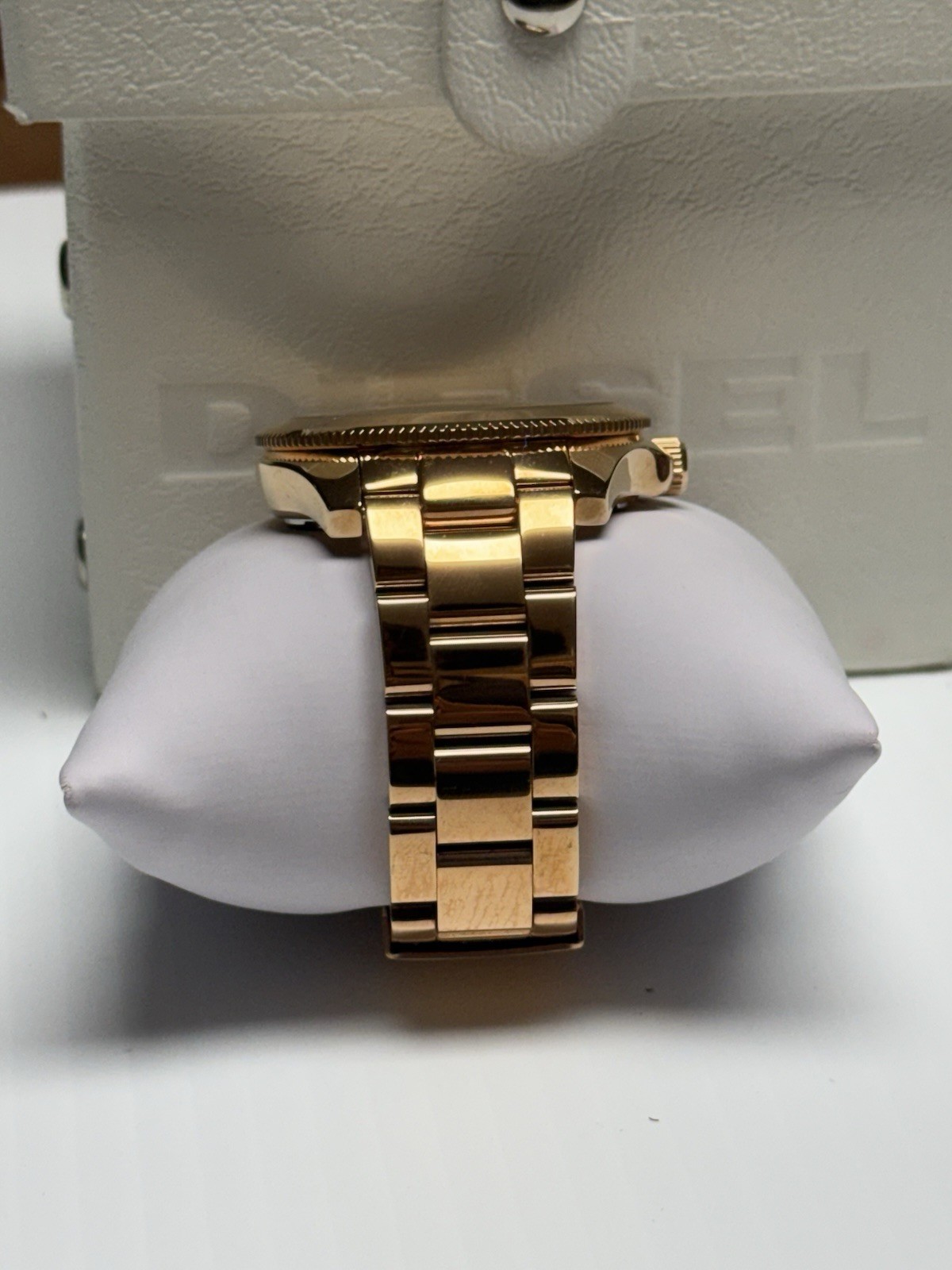 Fossil AM4533 Chronograph Rose Gold Stainless Steel 40mm Watch New Battery