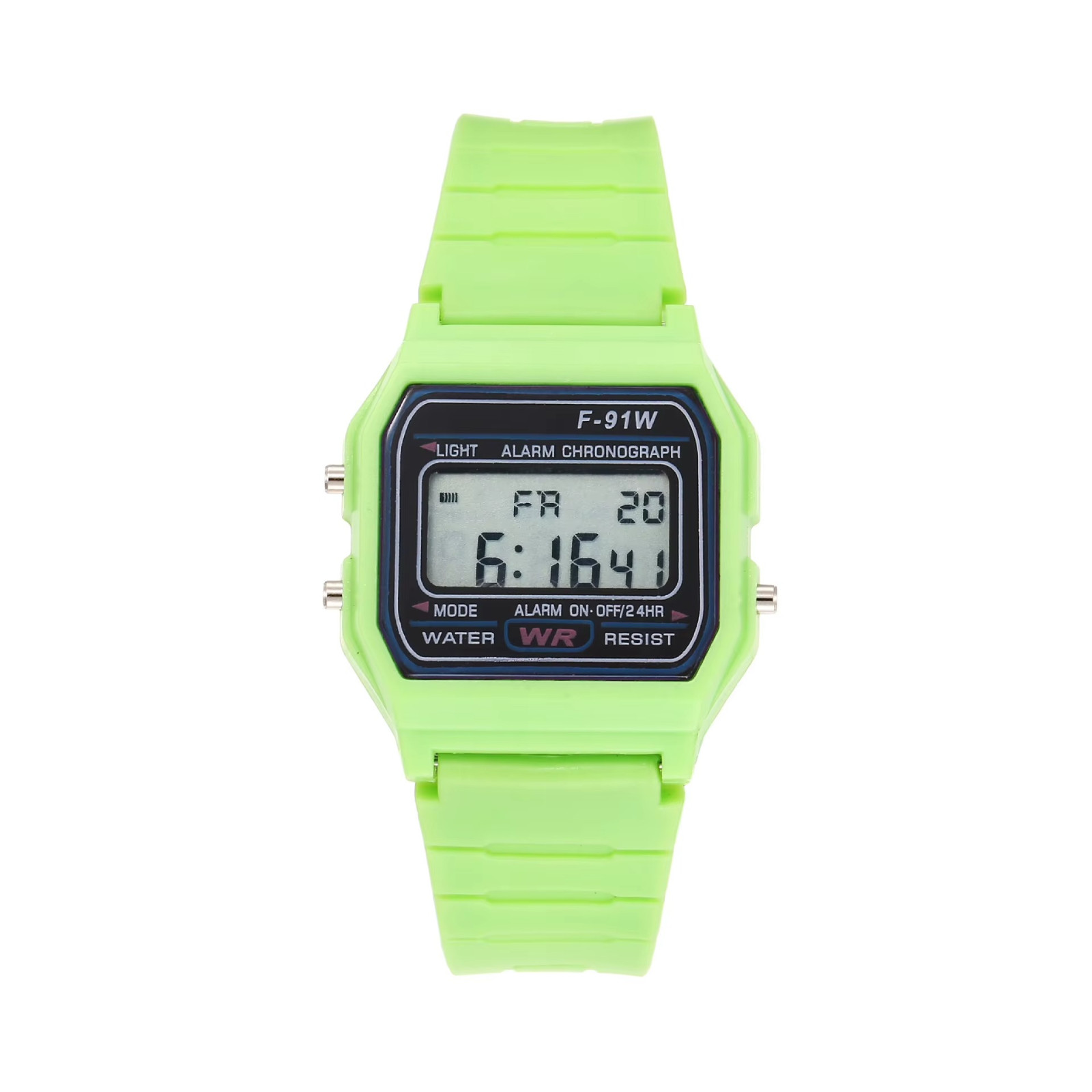 Kids Digital LED Sports Watch Alarm Stopwatch Rubber Strap F91W Style