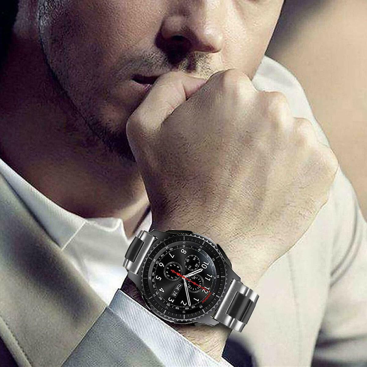 For Samsung Galaxy Watch 46mm R800 Stainless Steel Watch Band Strap Bracelet New
