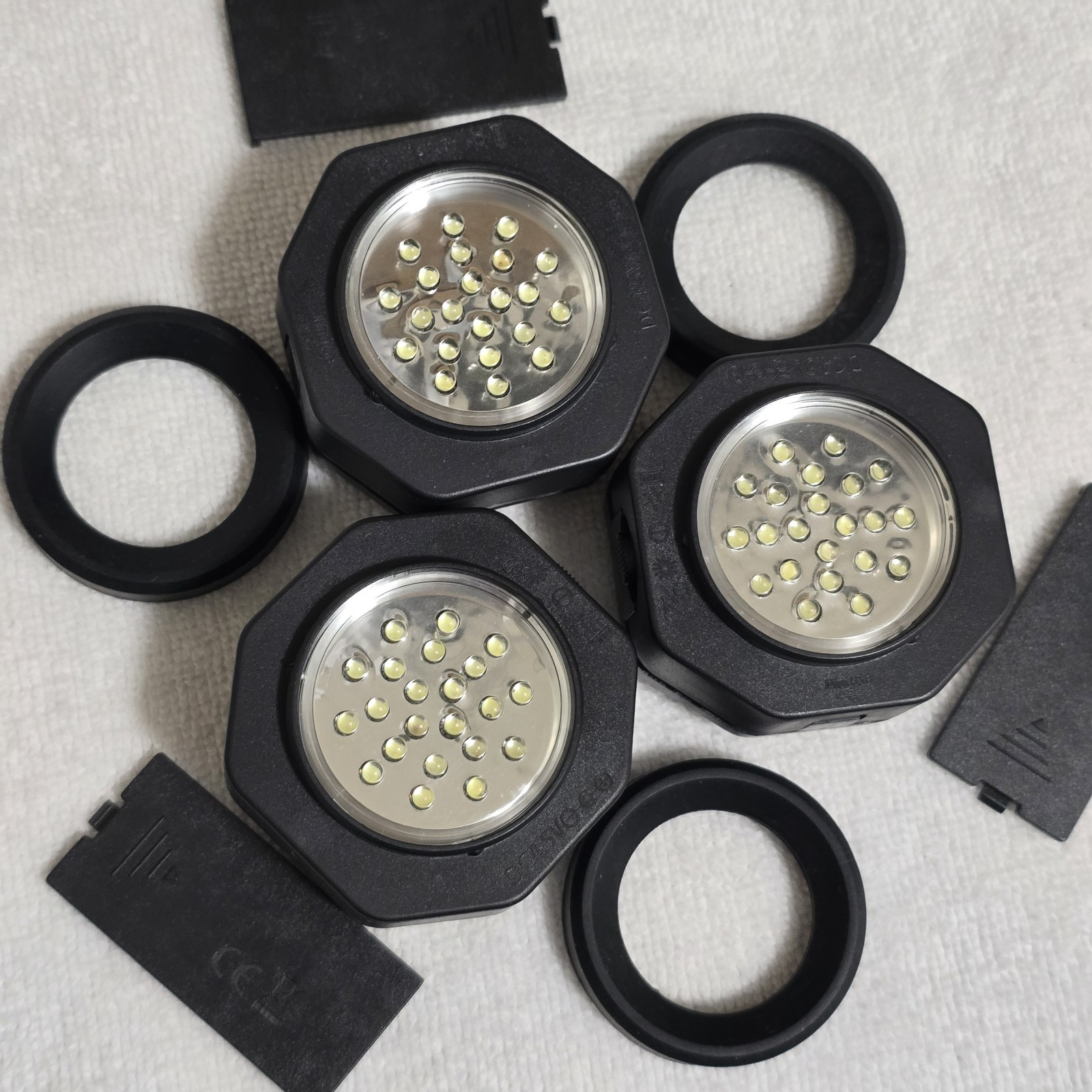 Lot of 3 CoolFire Solar Watch Chargers tc-1046 For Parts / Repair Accessories