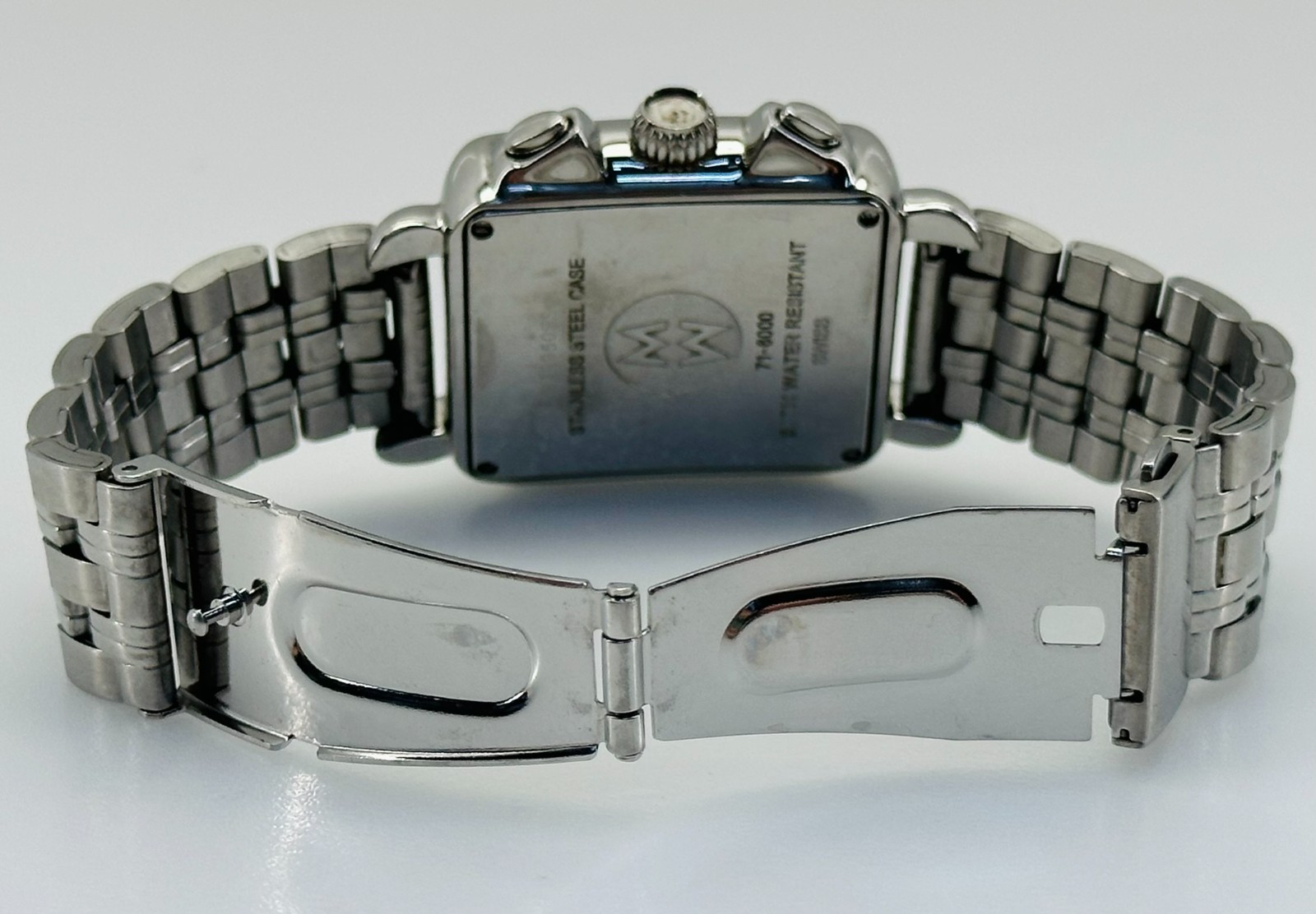 MICHELE DECO 33MM STAINLESSSTEEL DIAMOND WATCH