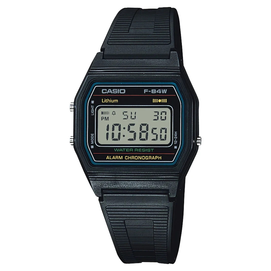 Casio Classic F-84W-1QJH Black Light Men’s Standard Digital Wristwatch Japan🔥