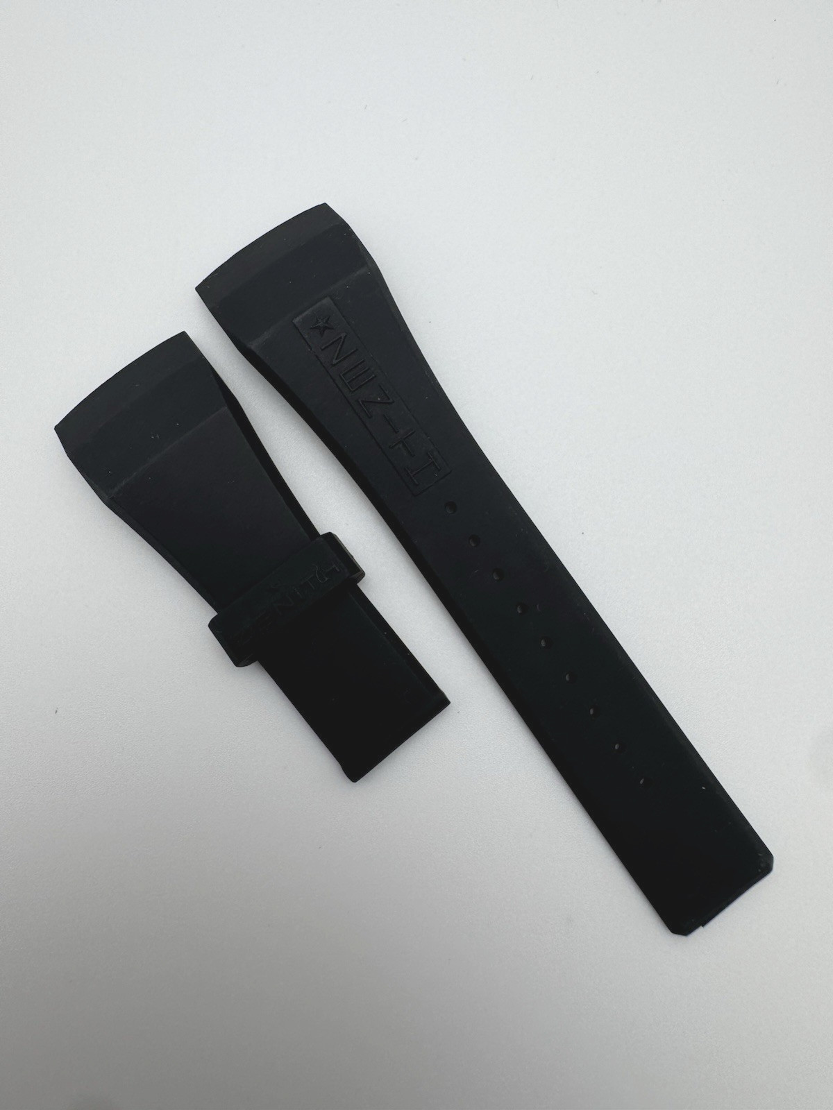 Original Zenith Defy El Primero 20mm Lug Black Rubber Sports Watch Strap