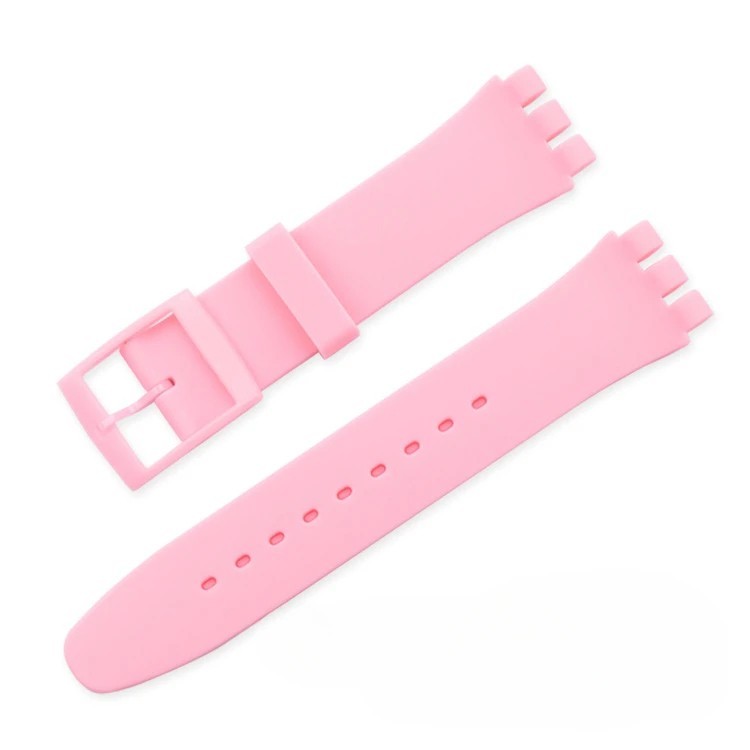 Wrist Watch Band Strap For Swatch 16mm 17mm 19mm 20mm Silicone Watchband